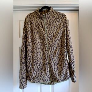 Old Navy Active Cheetah Print Zip-up Jacket